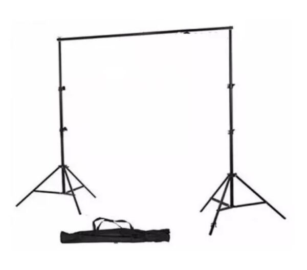 Suporte Para Fundo Infinito Fotográfico Newborn Tripé Tubo Barra E Bolsa
